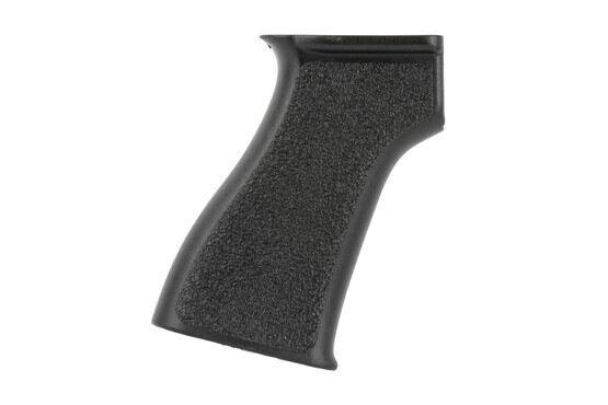 The Tango Down AK Battlegrip is made from black polymer with an aggressive texture